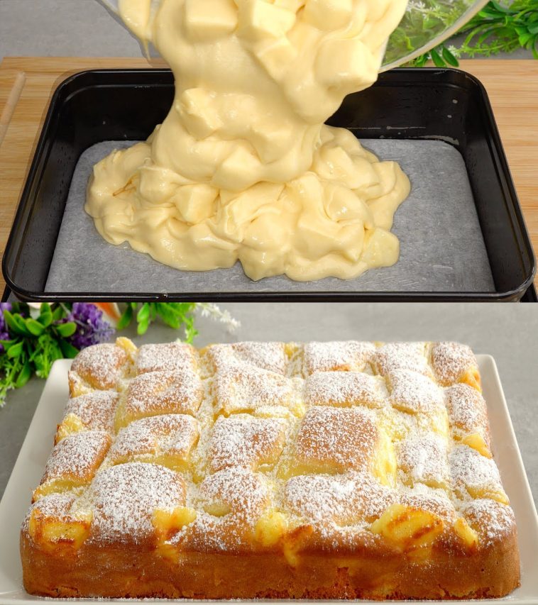 Almás sütemény vaníliás pudinggal – Soha nem fogsz mást sütni!